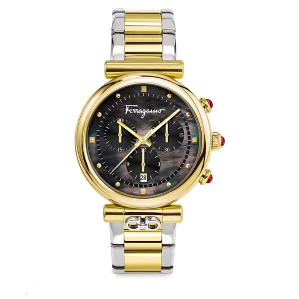 New! FERRAGAMO Ora Chronograph Watch, 40mm